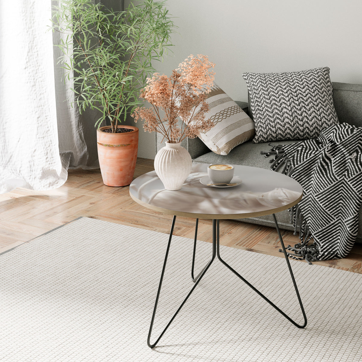MYSTICAL BOTANICAL BLUSH Couchtisch