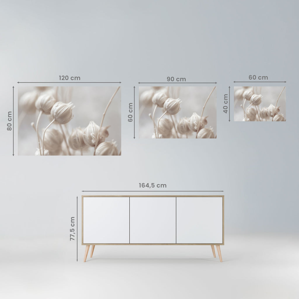 MYSTICAL BOTANICAL BLUSH Horizontales Poster zum Abziehen und Aufkleben