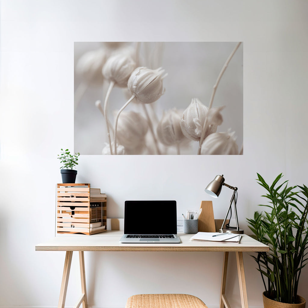 MYSTICAL BOTANICAL BLUSH Horizontales Poster zum Abziehen und Aufkleben
