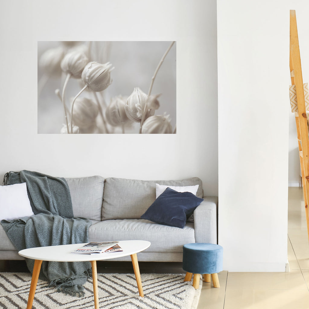 MYSTICAL BOTANICAL BLUSH Horizontales Poster zum Abziehen und Aufkleben