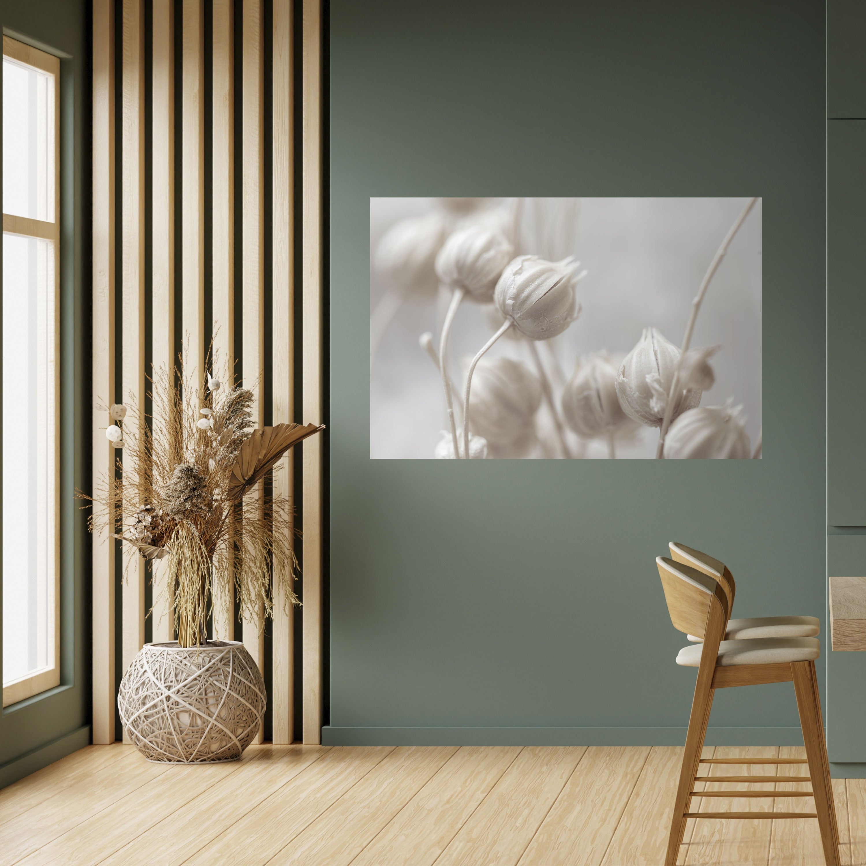 MYSTICAL BOTANICAL BLUSH Horizontales Poster zum Abziehen und Aufkleben