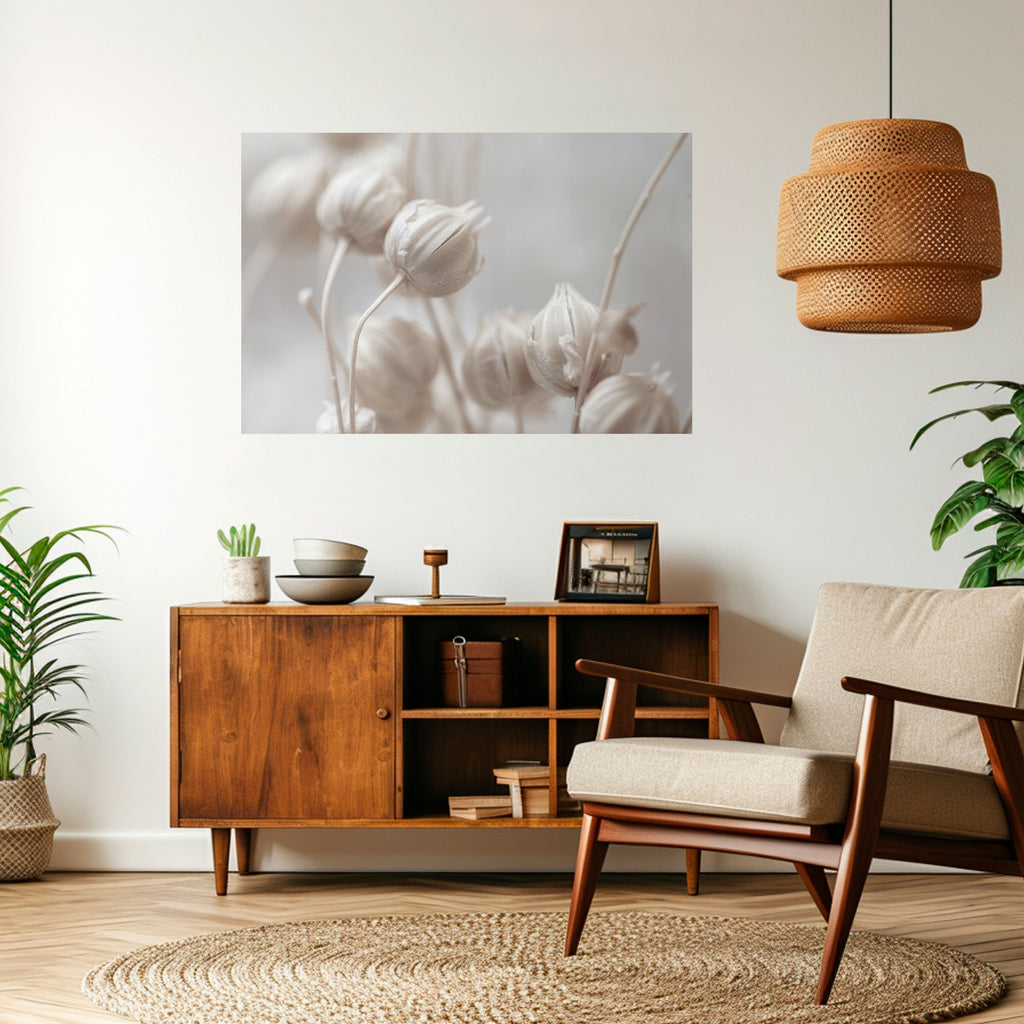 MYSTICAL BOTANICAL BLUSH Horizontales Poster zum Abziehen und Aufkleben