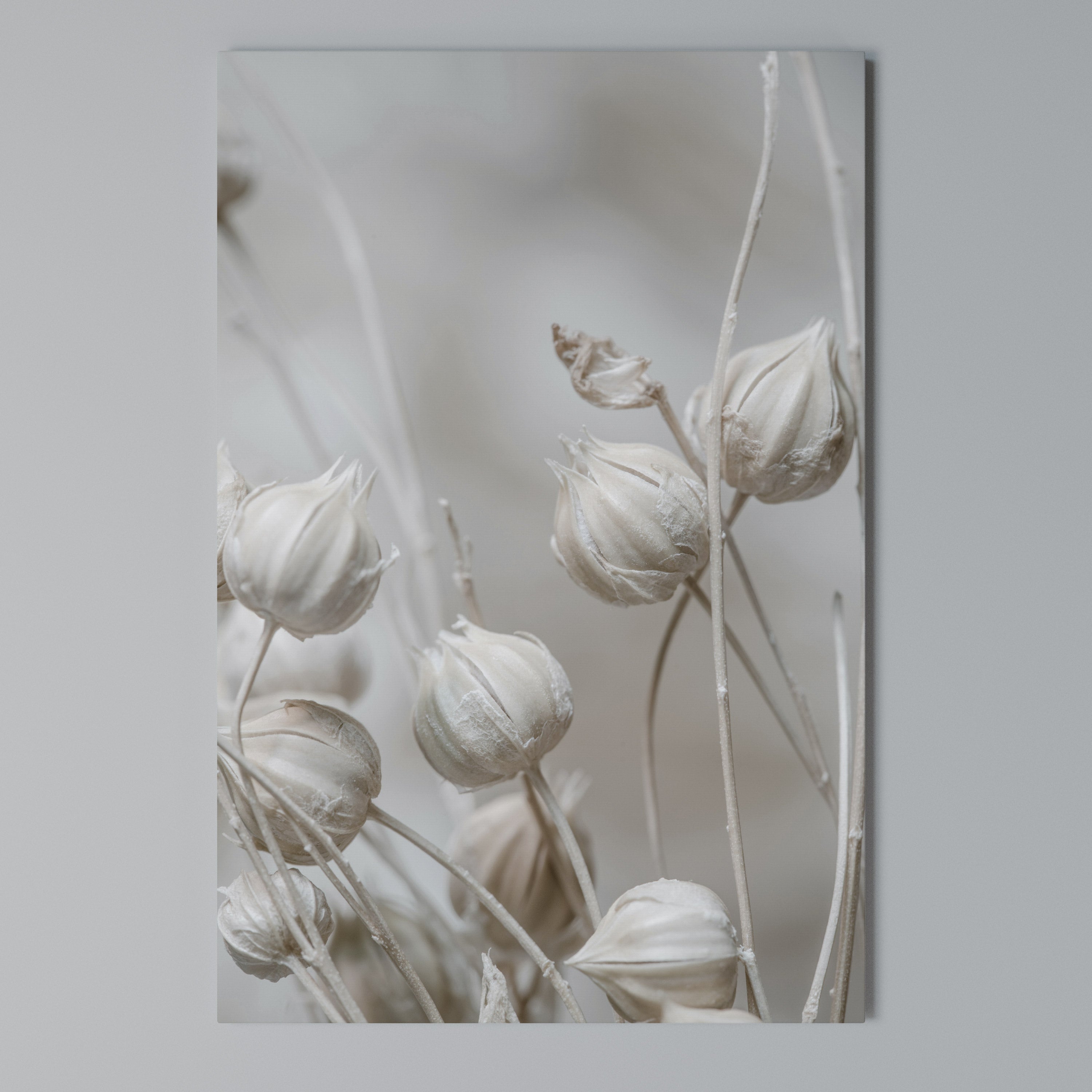 TRANQUIL BLOOMING VISION Vertical Canvas Print