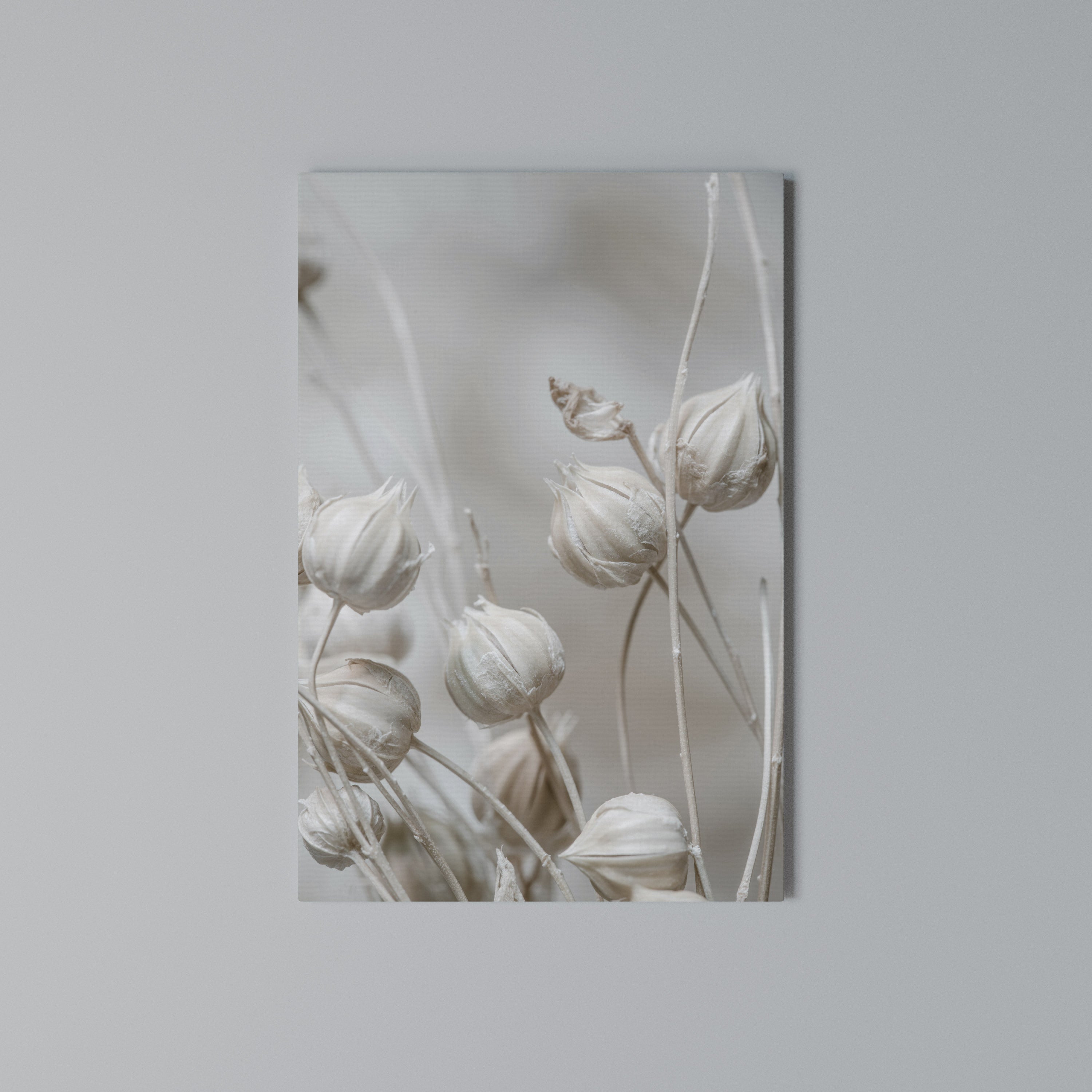 TRANQUIL BLOOMING VISION Vertical Canvas Print