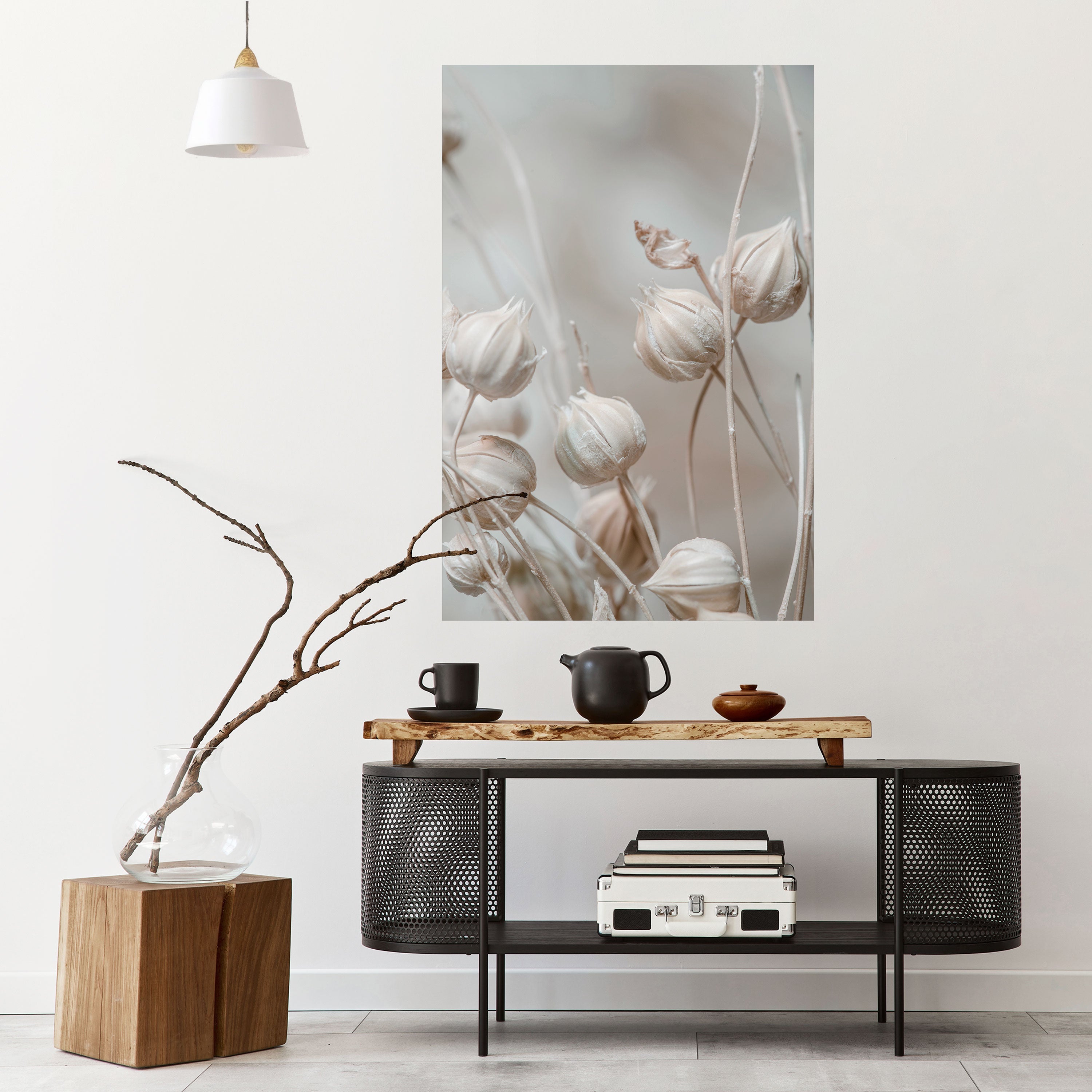 TRANQUIL BLOOMING VISION Vertikales Poster zum Abziehen und Aufkleben
