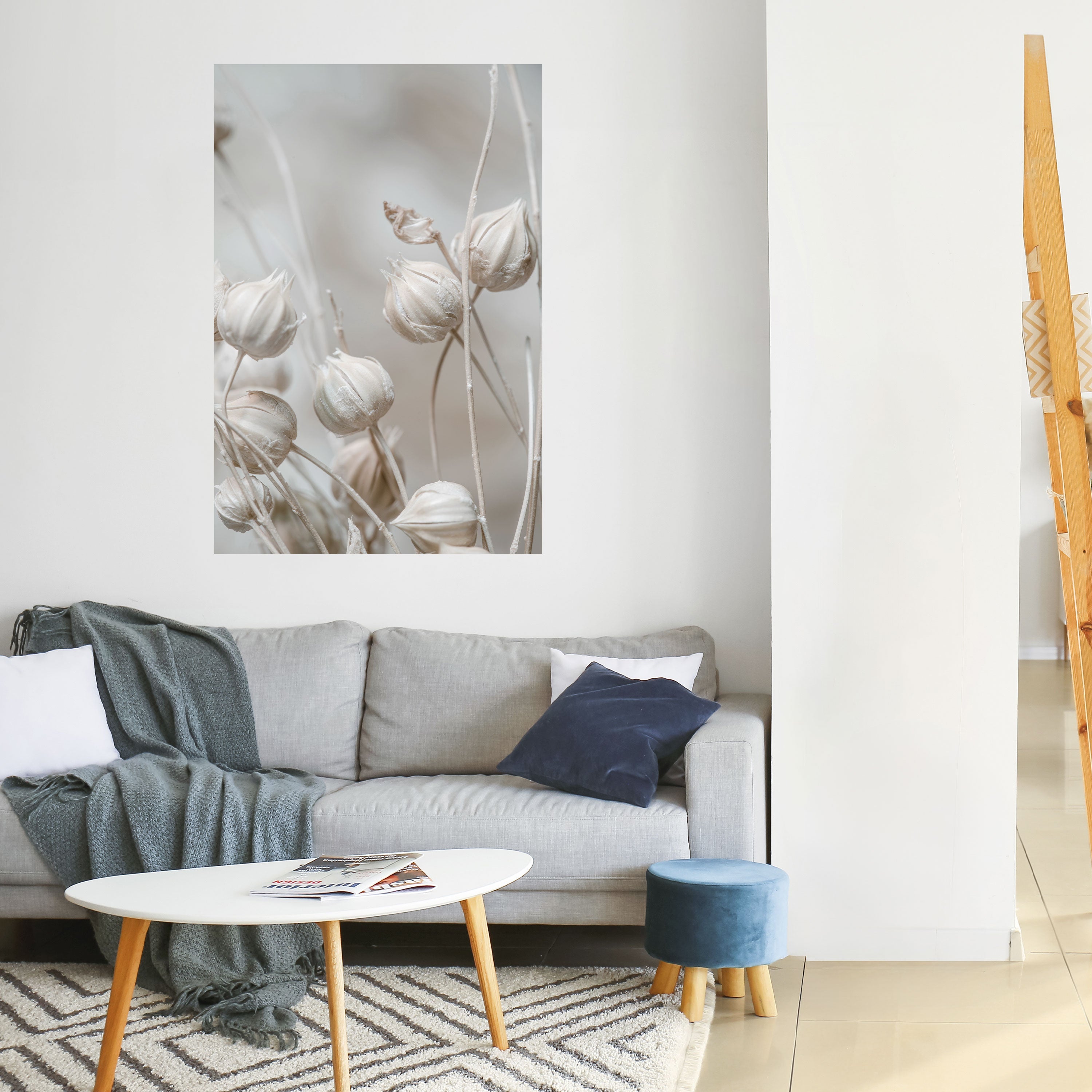 TRANQUIL BLOOMING VISION Vertikales Poster zum Abziehen und Aufkleben