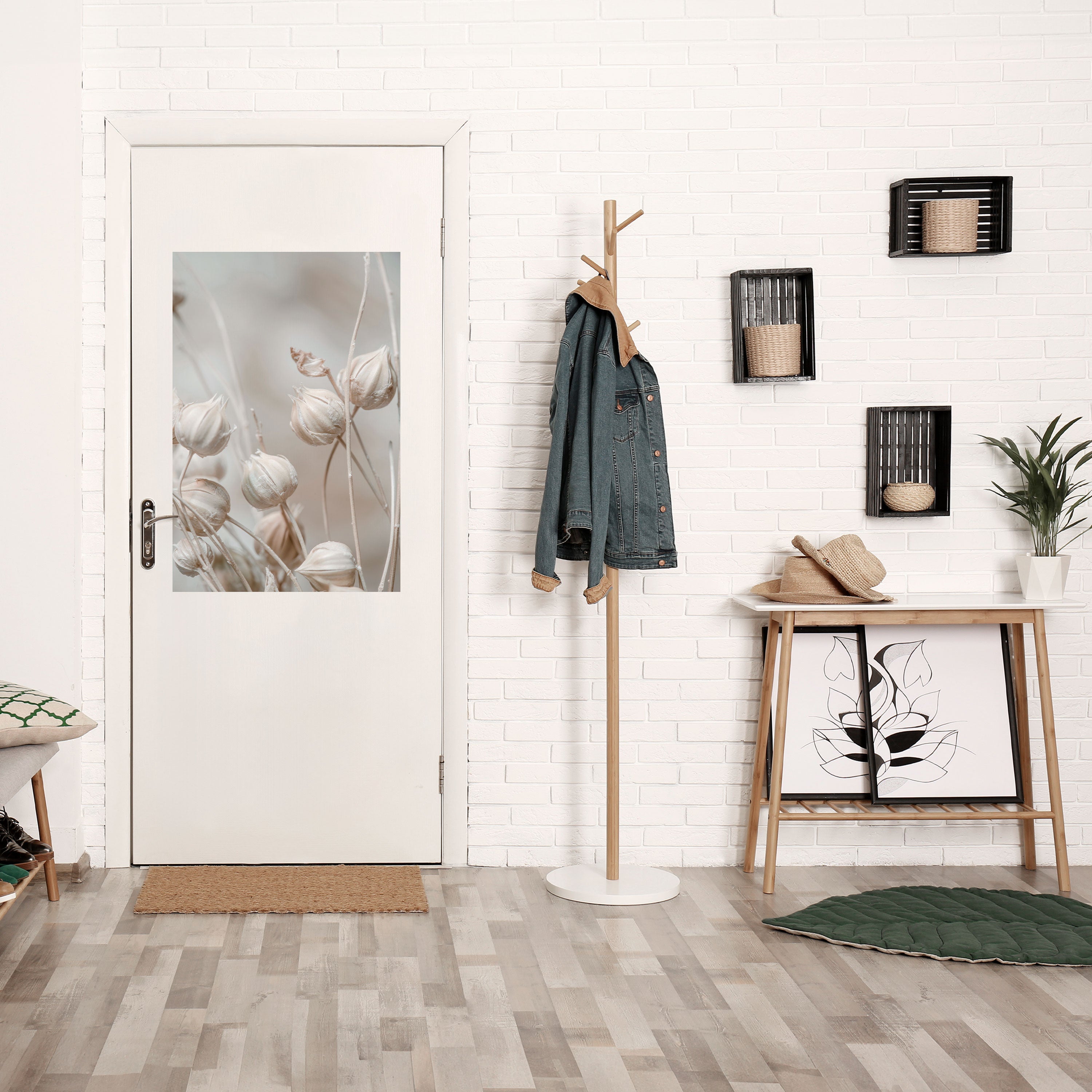 TRANQUIL BLOOMING VISION Vertikales Poster zum Abziehen und Aufkleben