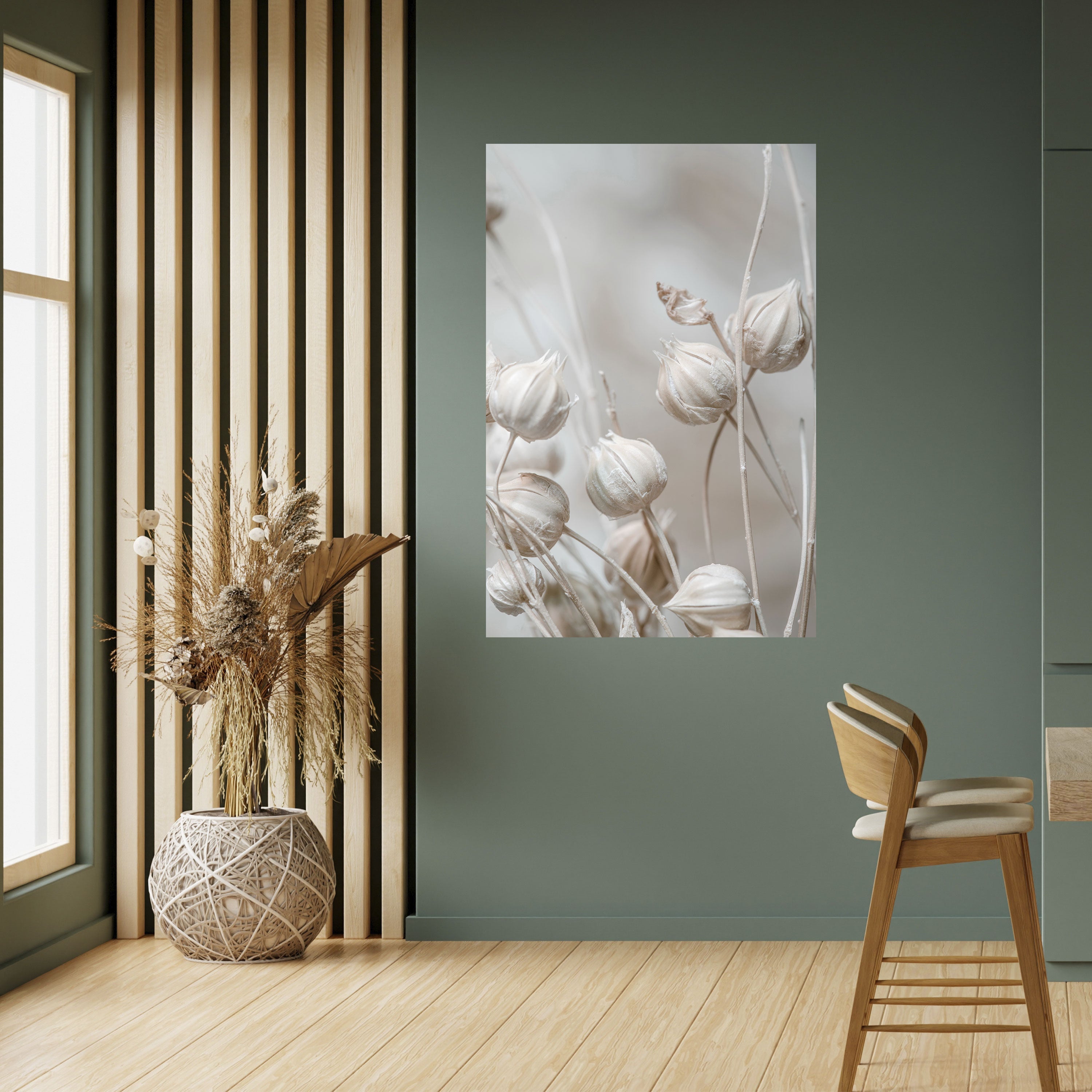 TRANQUIL BLOOMING VISION Vertikales Poster zum Abziehen und Aufkleben