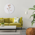 WHISPERS OF PINK Runde Wanddekoration Ø 69 cm