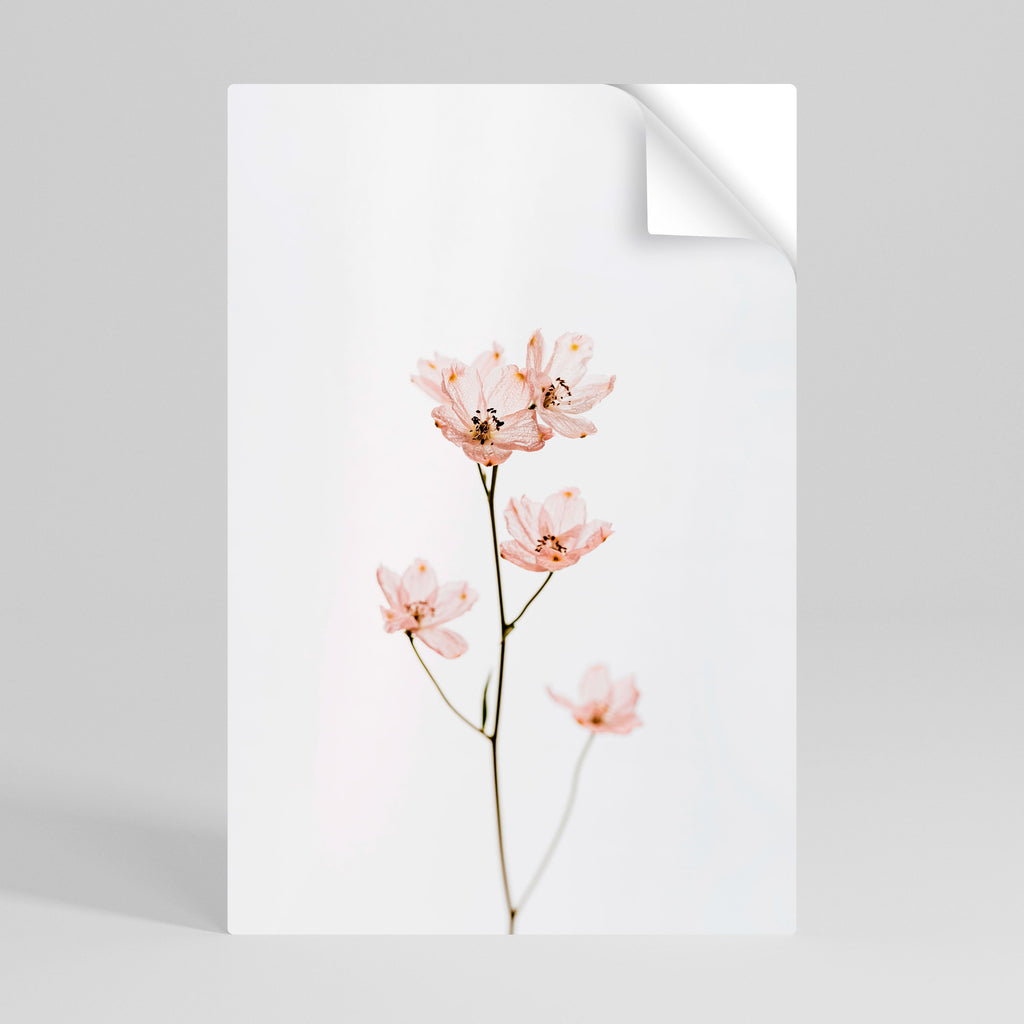 WHISPERS OF PINK Vertikales Poster zum Abziehen und Aufkleben