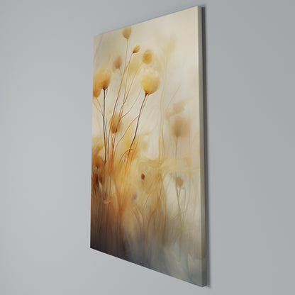 GOLDEN HUE EMBRACE Vertical Canvas Print