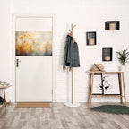 GOLDEN HUE EMBRACE Selbstklebendes Horizontal-Poster