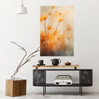 GOLDEN HUE EMBRACE Selbstklebendes Poster - Hochformat