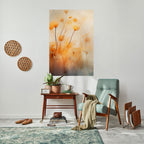 GOLDEN HUE EMBRACE Selbstklebendes Poster - Hochformat