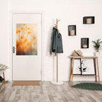 GOLDEN HUE EMBRACE Selbstklebendes Poster - Hochformat