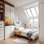 GOLDEN HUE EMBRACE Selbstklebendes Horizontal-Poster