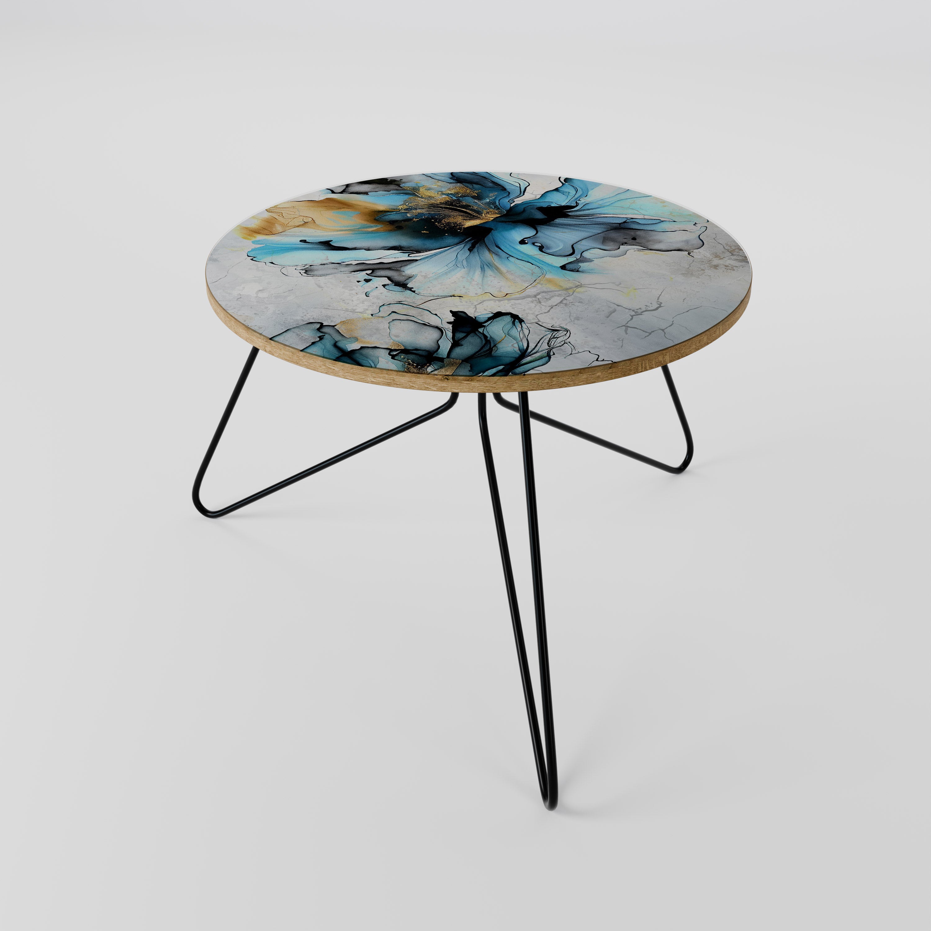 COBALT BLOSSOMS Couchtisch 60
