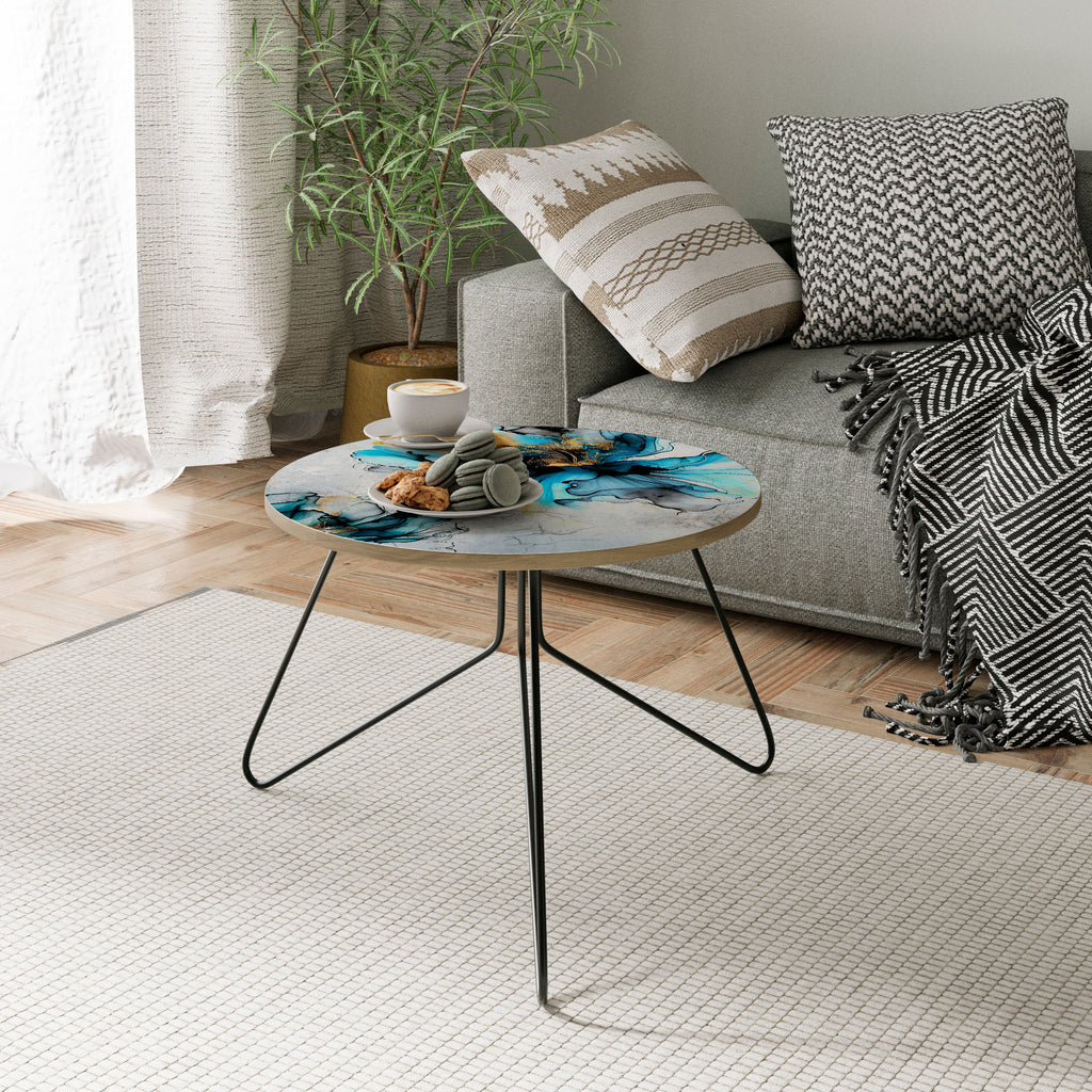 COBALT BLOSSOMS Couchtisch