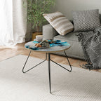 COBALT BLOSSOMS Couchtisch Ø 60 cm