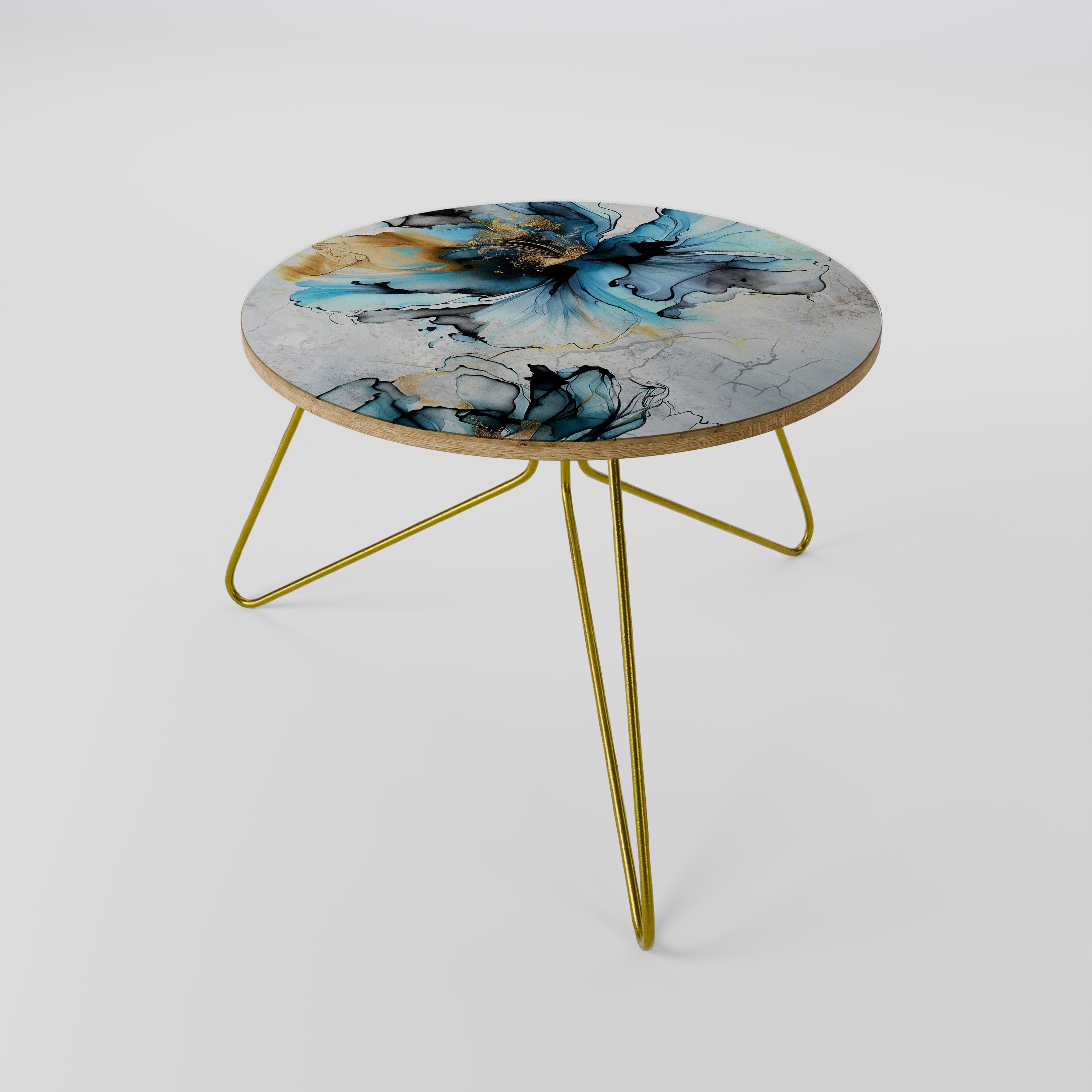 COBALT BLOSSOMS Couchtisch 60