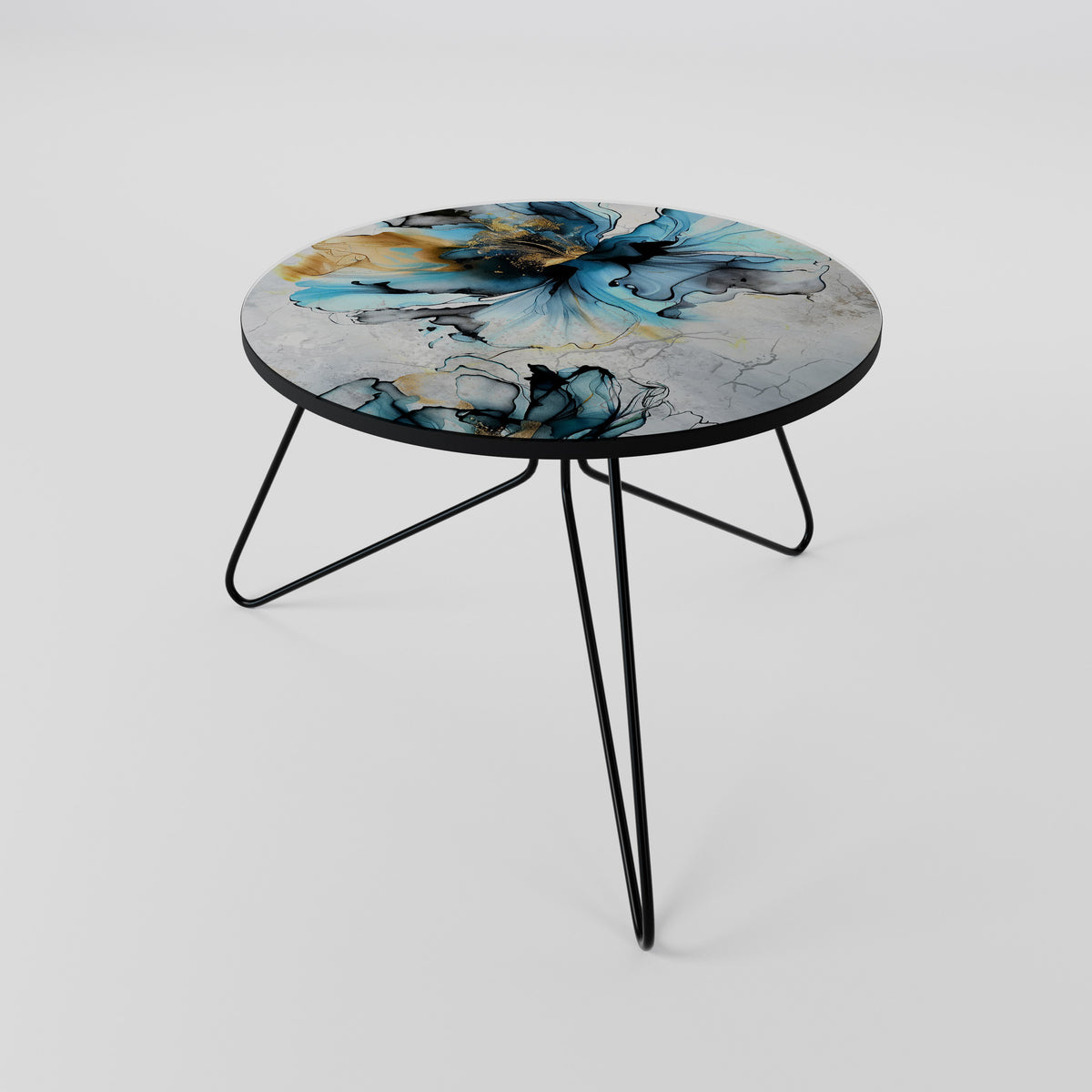COBALT BLOSSOMS Couchtisch