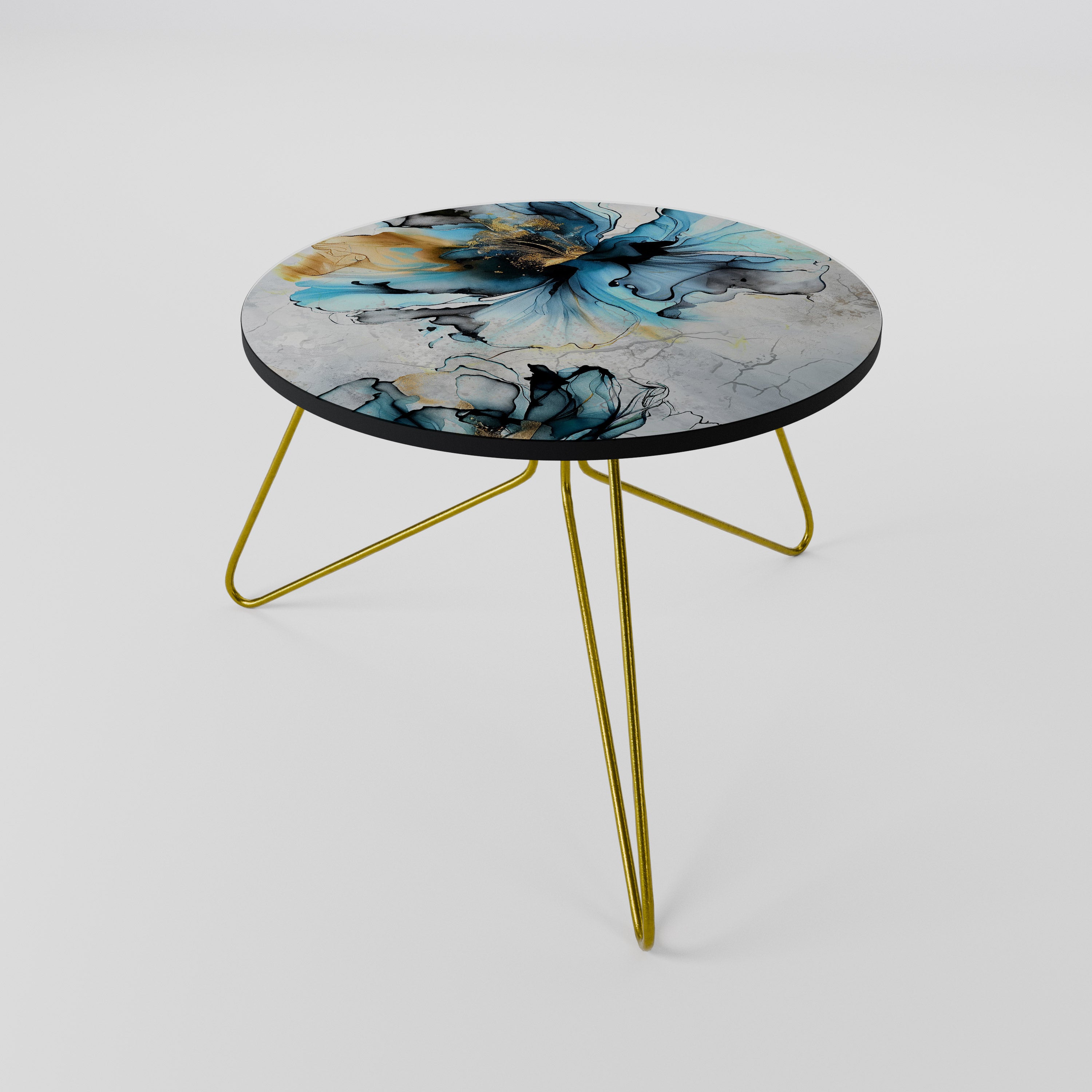 COBALT BLOSSOMS Couchtisch