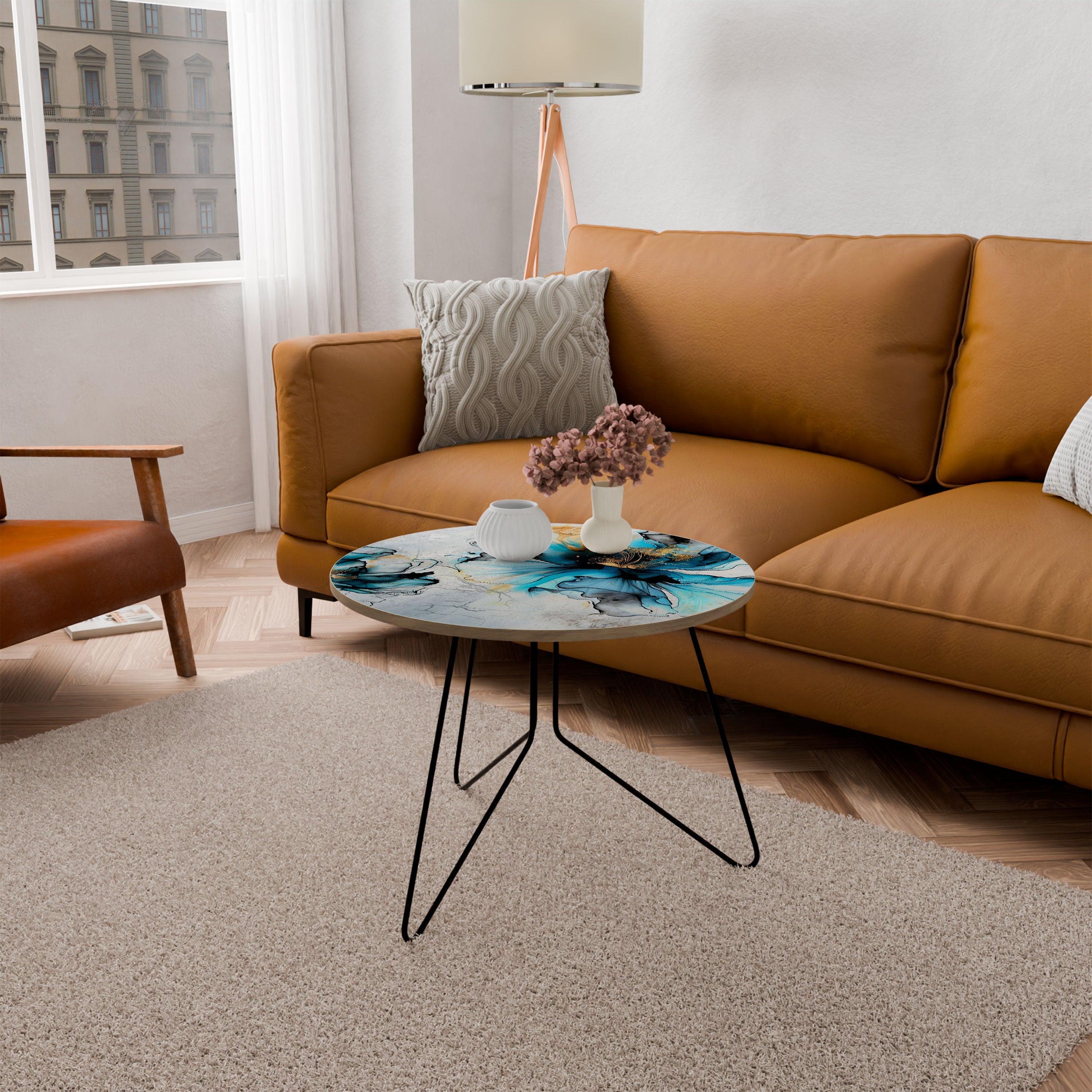 COBALT BLOSSOMS Coffee Table 69