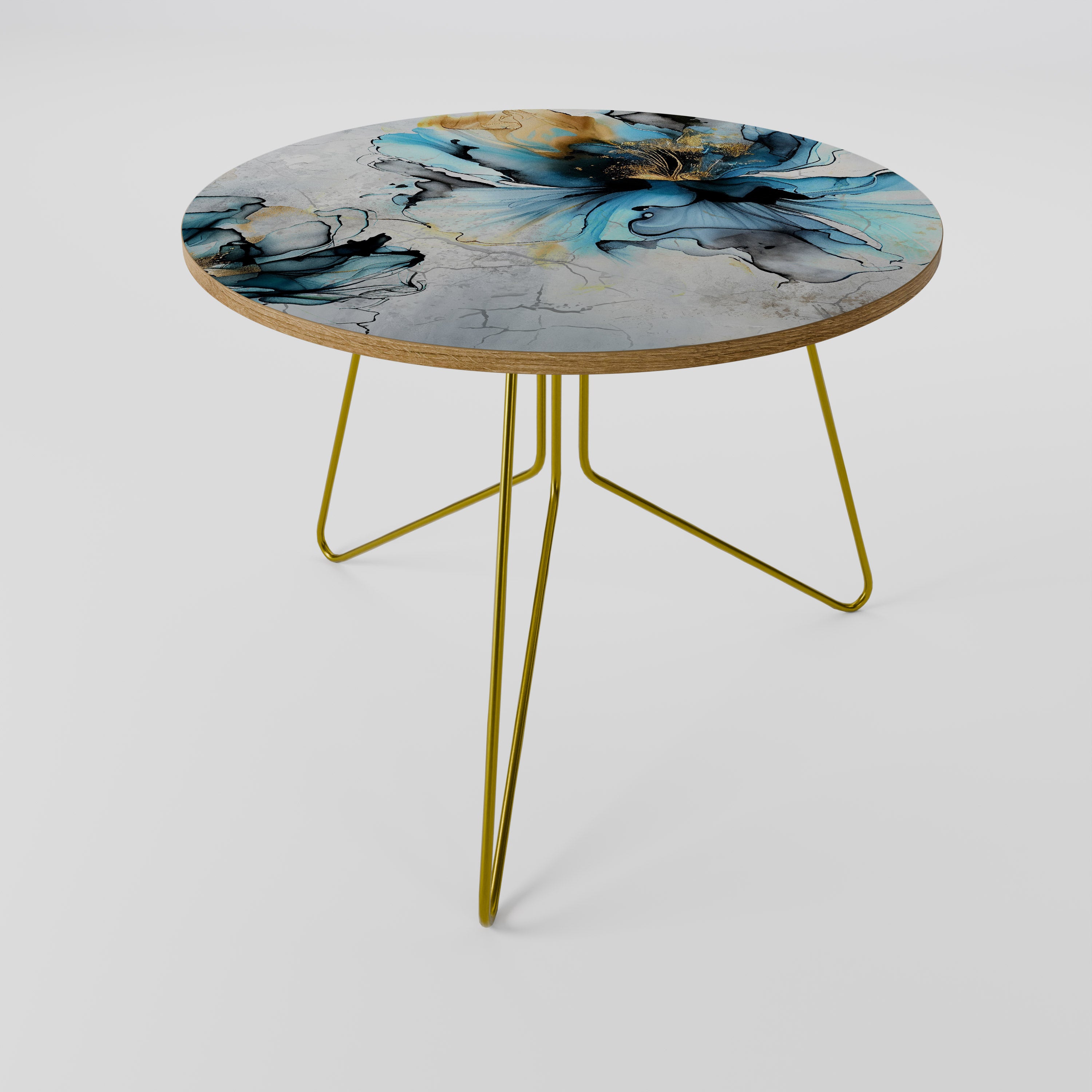 COBALT BLOSSOMS Coffee Table
