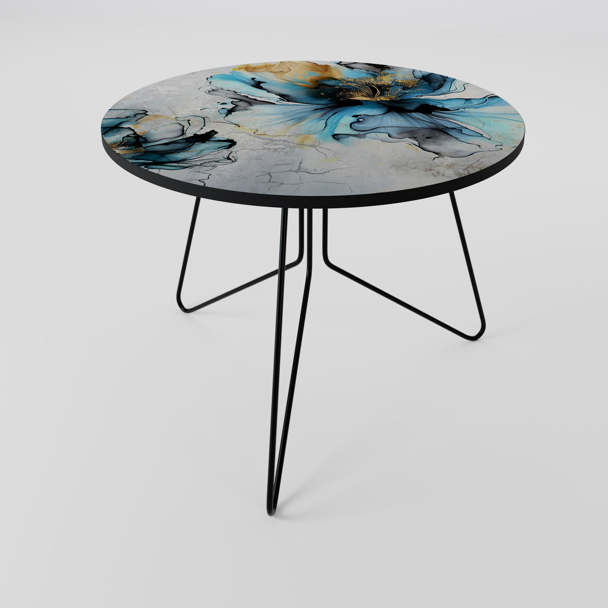 COBALT BLOSSOMS Couchtisch