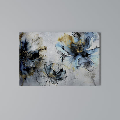 COBALT BLOSSOMS Horizontal Canvas Print