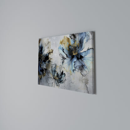 COBALT BLOSSOMS Horizontal Canvas Print