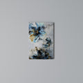 COBALT BLOSSOMS Vertical Canvas Print