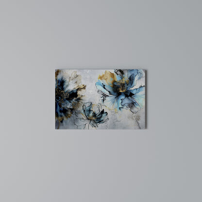 COBALT BLOSSOMS Horizontal Canvas Print