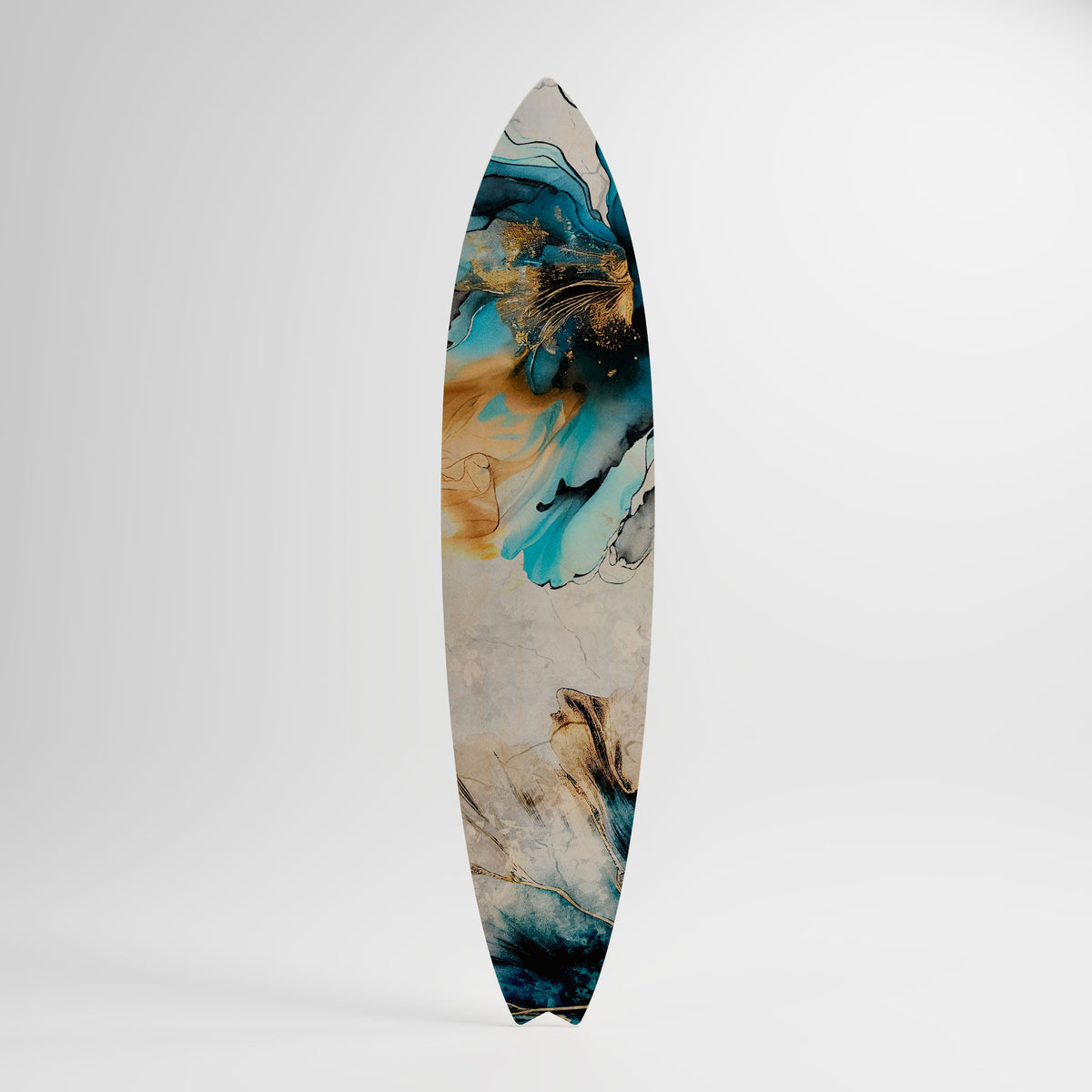 COBALT BLOSSOMS Deko-Surfboard