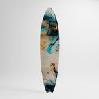 COBALT BLOSSOMS Surfboard Decorative Panel