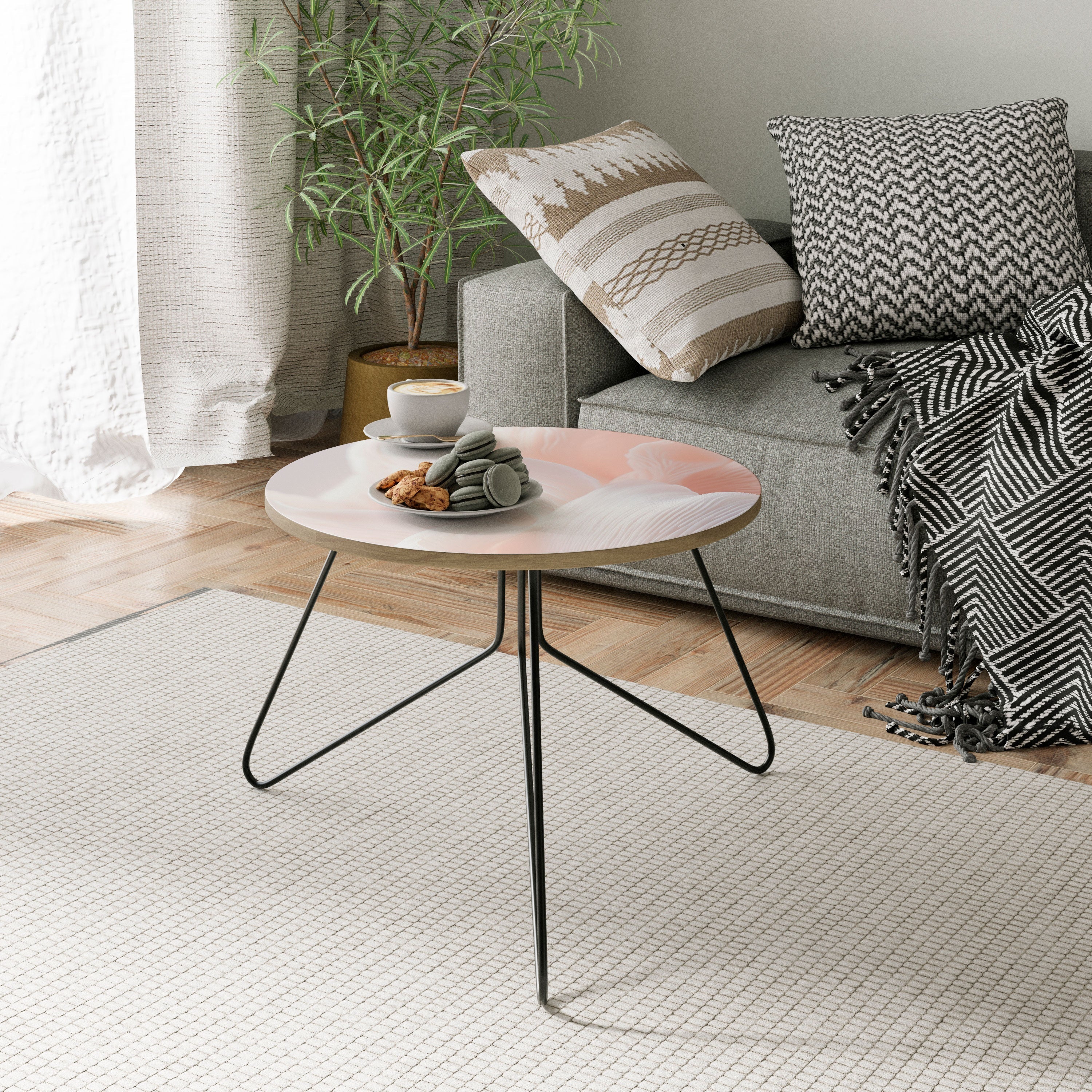 DELICATE PINK HARMONY Couchtisch 60