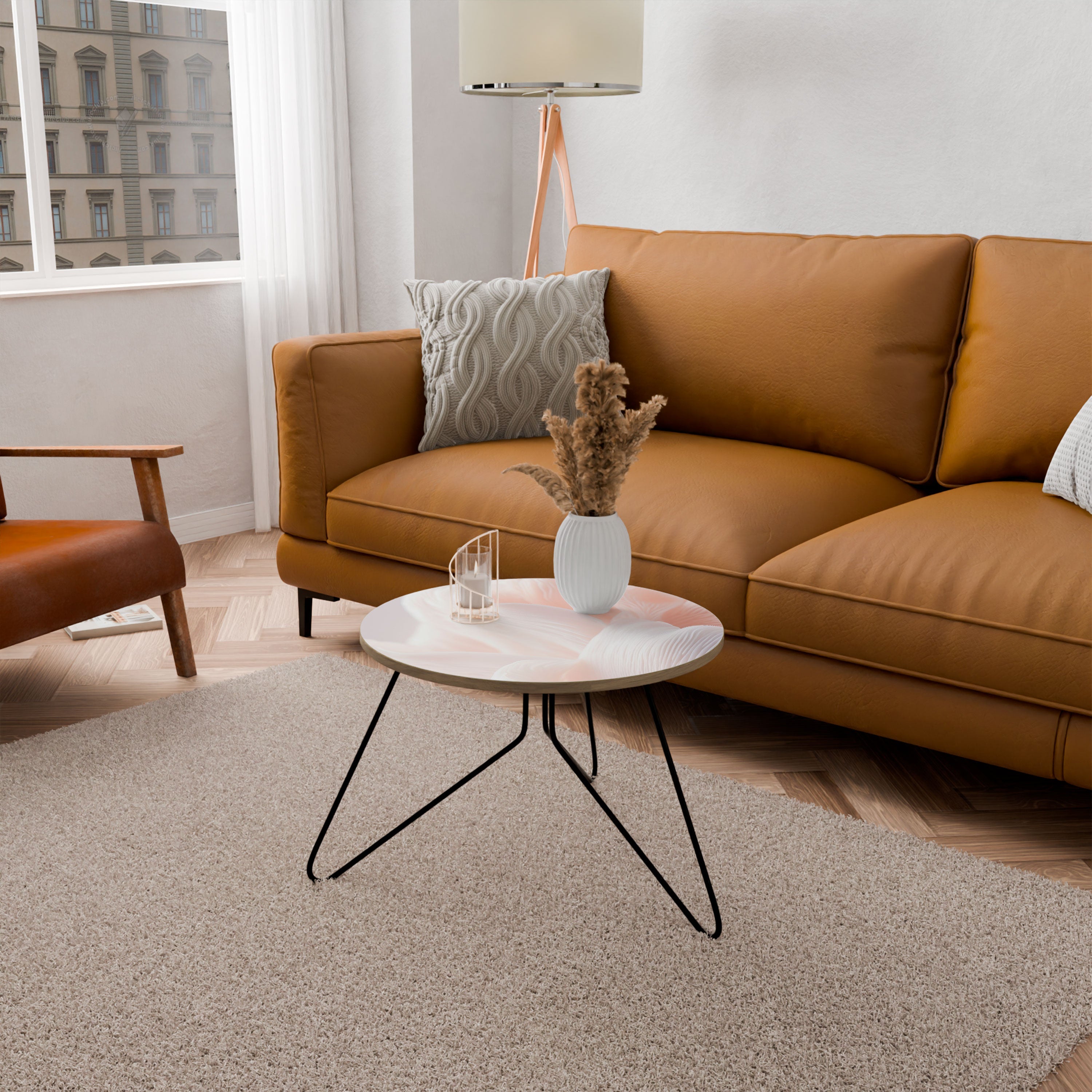 DELICATE PINK HARMONY Couchtisch 60