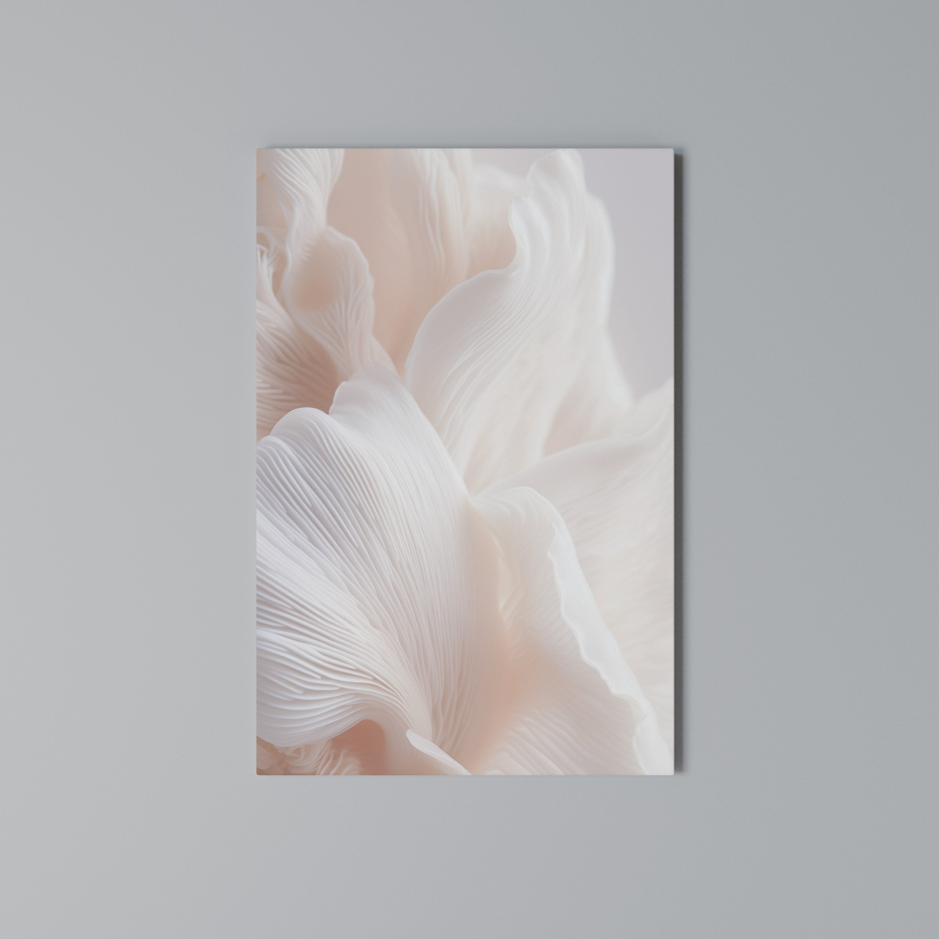 DELICATE PINK HARMONY Vertical Canvas Print