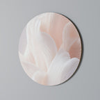 DELICATE PINK HARMONY Runde Wanddekoration Ø 69 cm