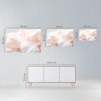 DELICATE PINK HARMONY Peel and Stick Horizontal Poster