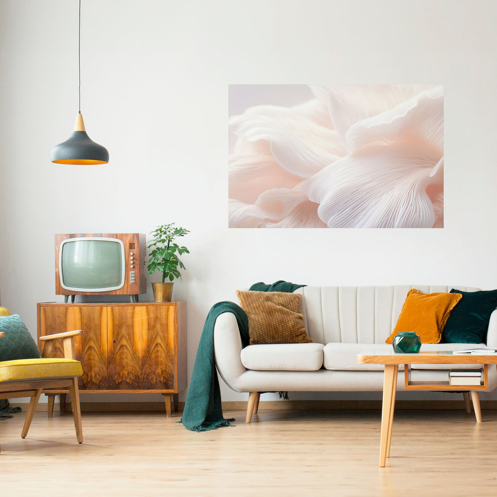 Zartes rosa Harmony Horizontales Poster zum Abziehen und Aufkleben