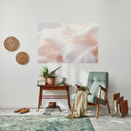 DELICATE PINK HARMONY Peel and Stick Horizontal Poster