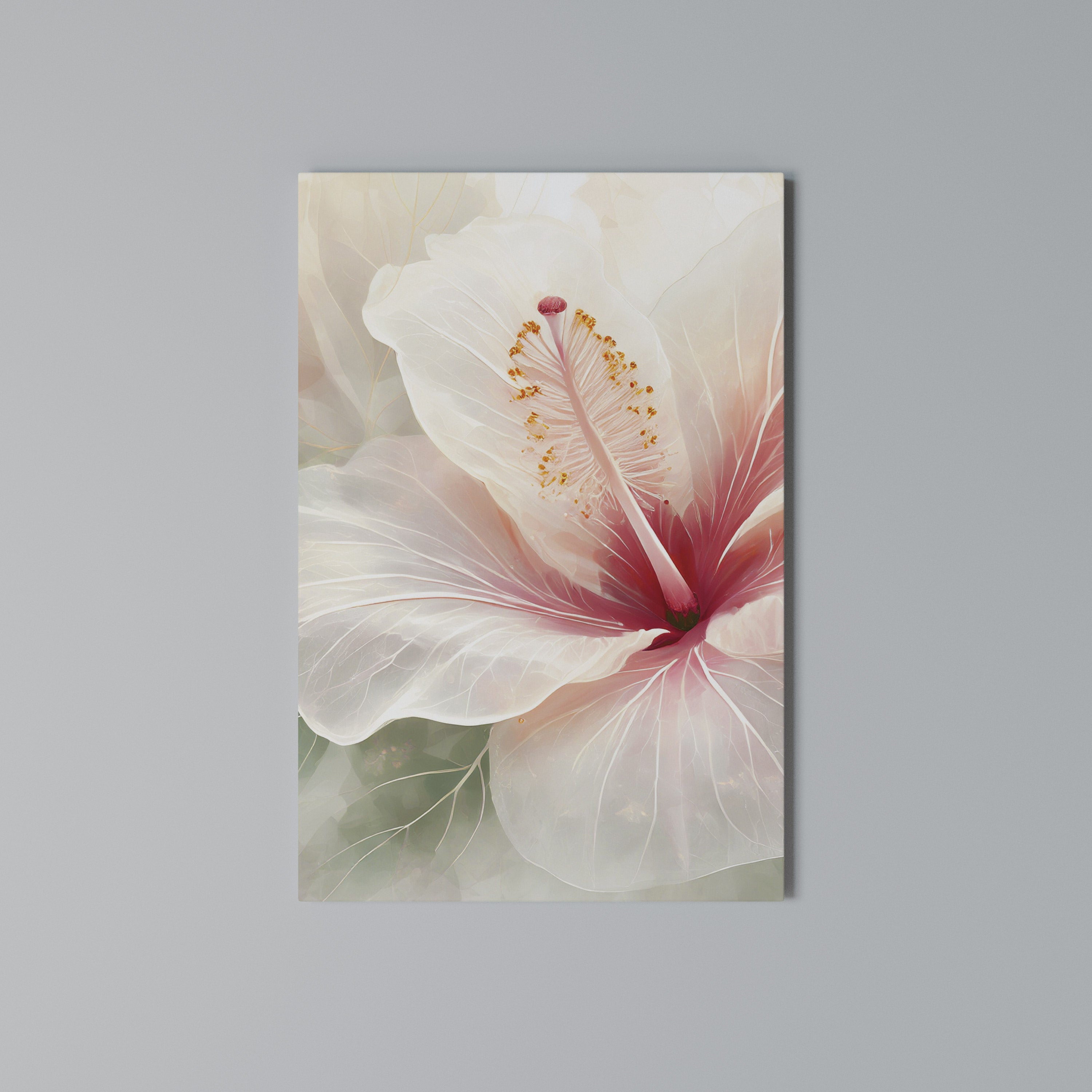 GOSSAMER FLORAL DREAM Vertical Canvas Print