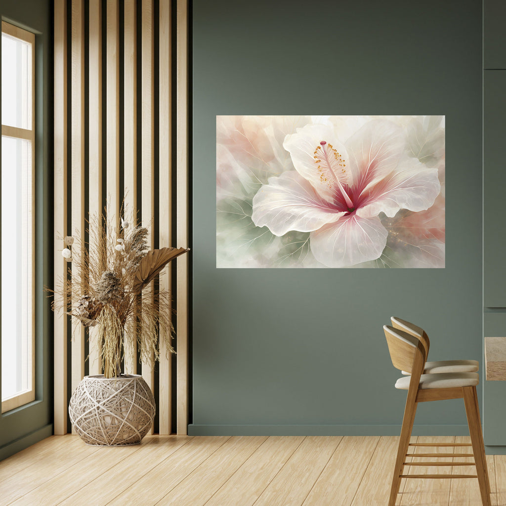GOSSAMER FLORAL DREAM Horizontales Poster zum Abziehen und Aufkleben
