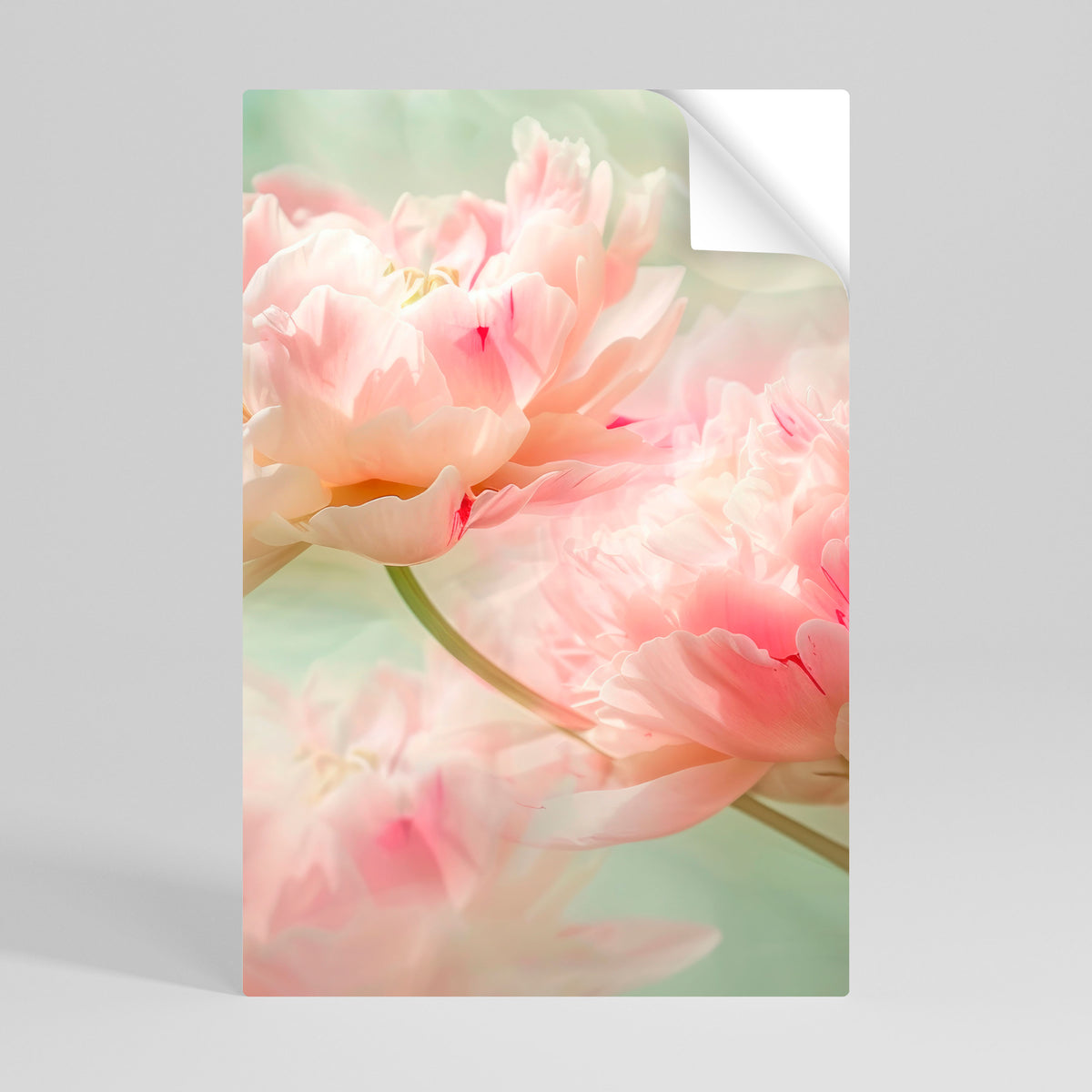 GENTLE HARMONY UNFOLDED Selbstklebendes Poster - Hochformat