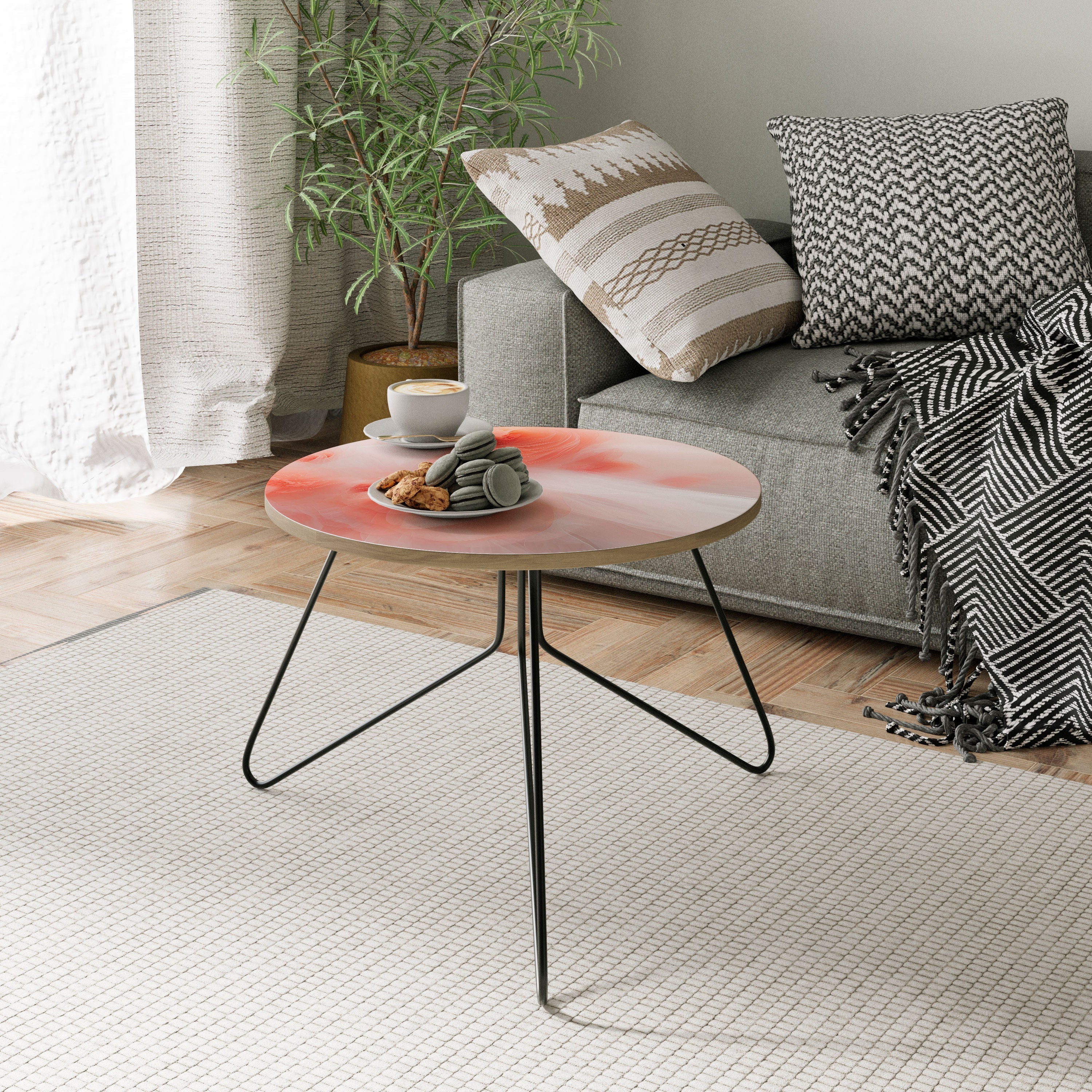 TENDER BLOSSOM VEIL Couchtisch 60
