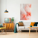 TENDER BLOSSOM VEIL Selbstklebendes Poster - Hochformat