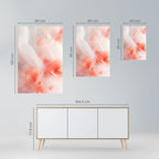 TENDER BLOSSOM VEIL Selbstklebendes Poster - Hochformat