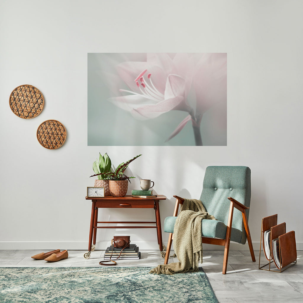 GENTLE LILY Horizontales Poster zum Abziehen und Aufkleben