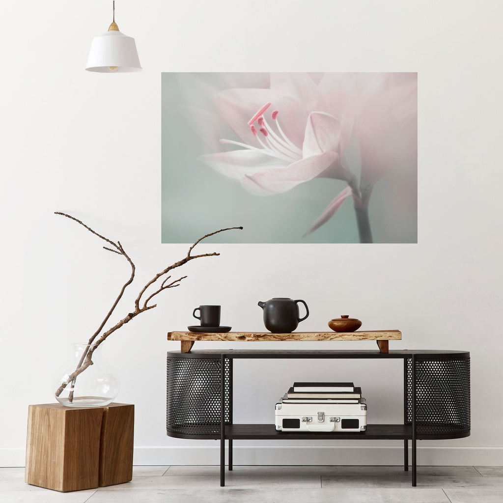 GENTLE LILY Horizontales Poster zum Abziehen und Aufkleben